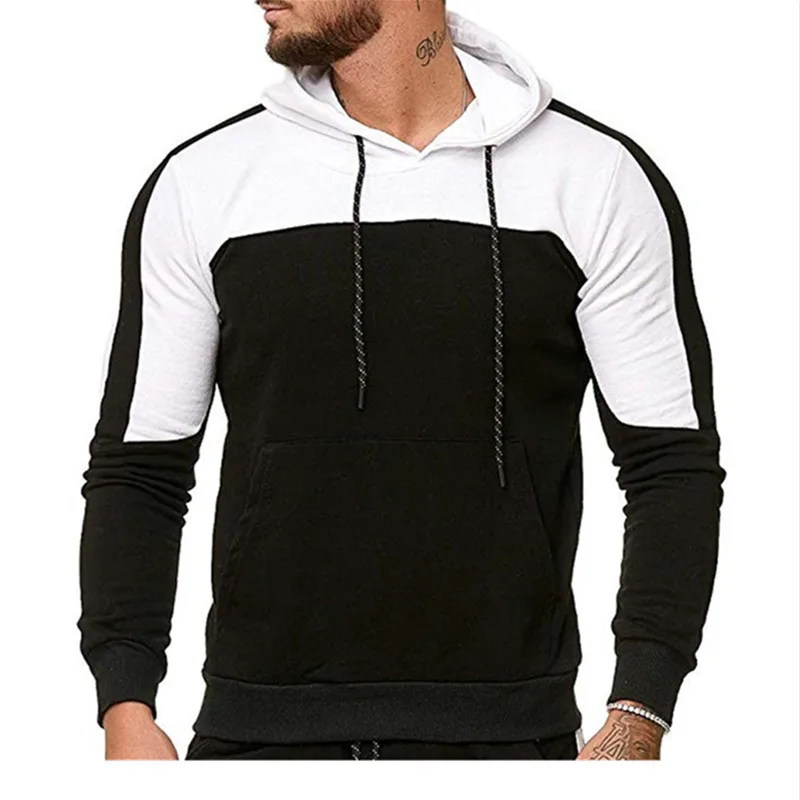 

2019 Spring Autumn Hoodies Slim Hooded Sweatshirts Mens Coats Male Casual Jogging recreational hoodie Men