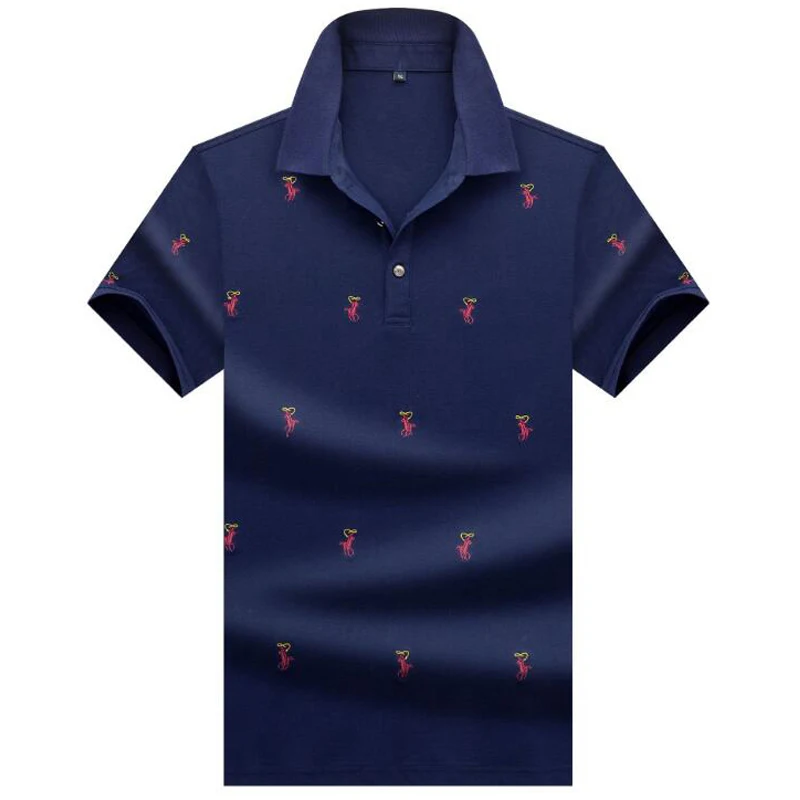 

2019 new polos High quality brand cotton men polo shirt Embroidered casual solid shirt polo men camisa polo para hombre