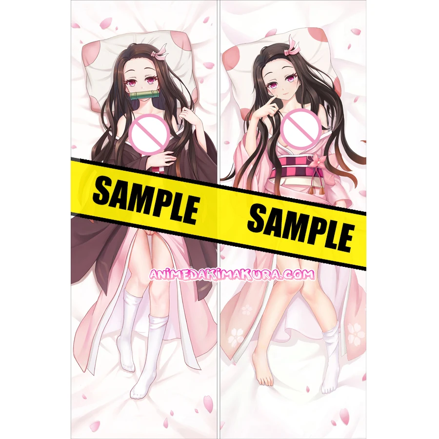 Demon Slayer: Kimetsu no Yaiba Dakimakura Nezuko Kamado аниме девушка обнимает тело наволочка чехол