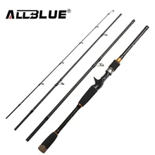 ALLBLUE 2018 New Fishing Rod Spinning Casting Rod 99% Carbon Fiber Telescopic 2.1M 2.4M 2.7M Fishing Travel Rod Tackle peche