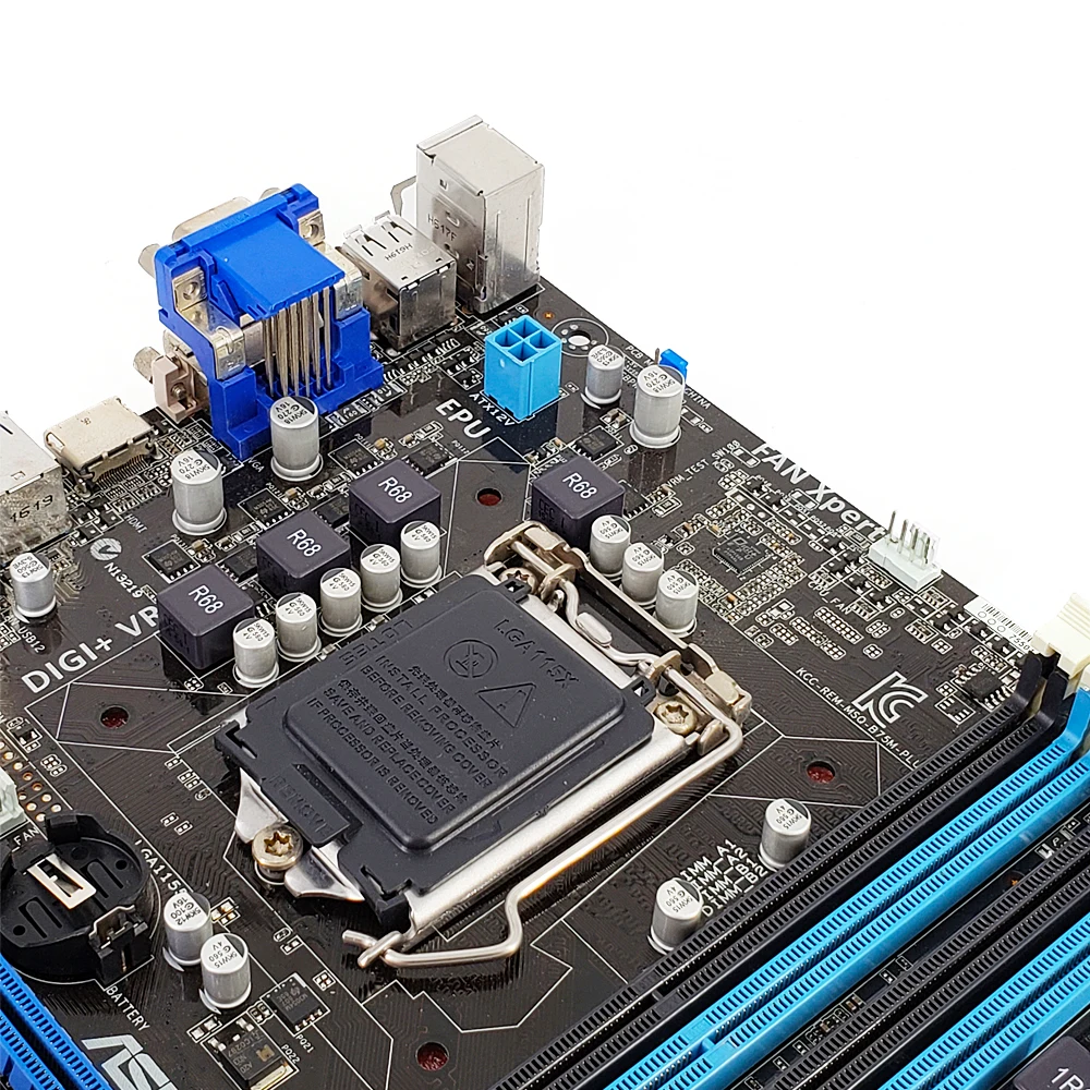 Asus B75M-PLUS Desktop Motherboard B75 Socket LGA 1155 For i3 i5 i7 DDR3 32GB SATA3 USB3.0 DVI Micr