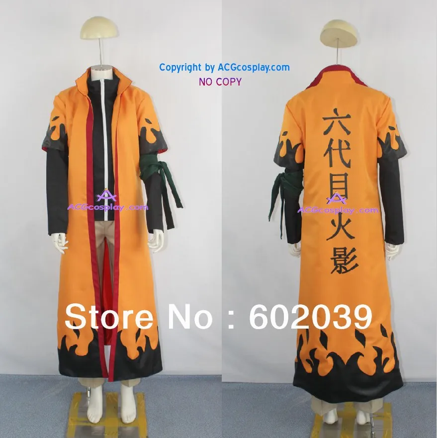 Naruto Sixth Hokage Uzumaki Naruto Cosplay Costume ACGcosplayin Anime
