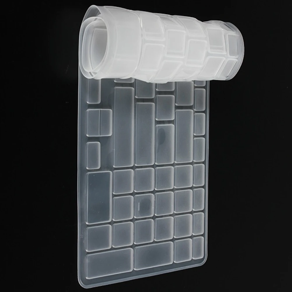 Клавиатура пылезащитный чехол Силиконовый протектор прозрачная пленка для DELL 15R N5110 M5110(белый - Цвет: Прозрачный