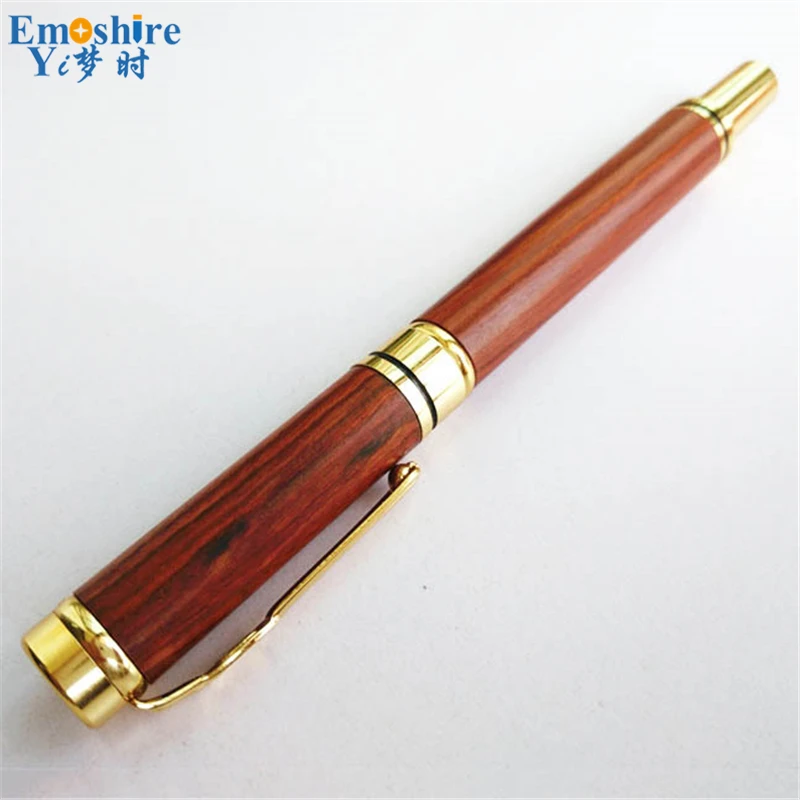 Emoshire High - grade red sandalwood signature pen new boutique creative pearl pen spot wholesale (3)
