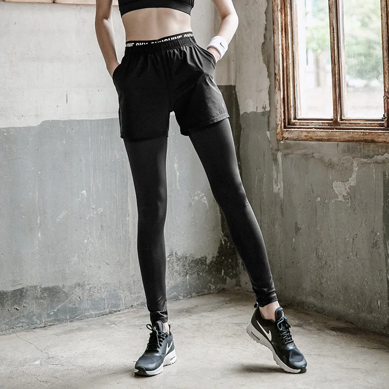 2 Piece Pants+shorts Sportswear Gym 