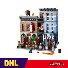 DHL 15011 Detective Office Street View Creator серии строительные блоки 2262 шт. игрушки, совместимые 10246