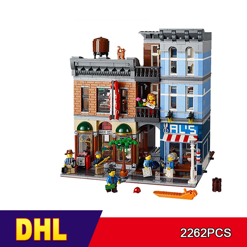 

DHL 15011 Detective Office Street View Creator Series Building Blocks 2262Pcs toys Compatible 10246