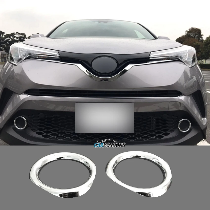 Carmonsons передний противотуманный светильник для Toyota ABS хромированная отделка