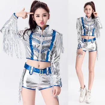 

Bar ds costume sexy women singer dj night field dance costume 2019 hot sale hip hop performance suit jazz stage costume female