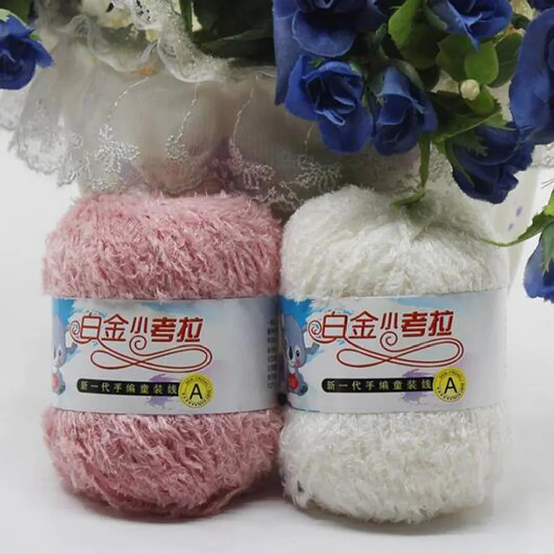 

Hand Knitting Supplies 1Pc=50g Soft Warm Long Hair Cotton Yarn Wool Yarn Women Children Baby Coat Sweater Scarf Yarn