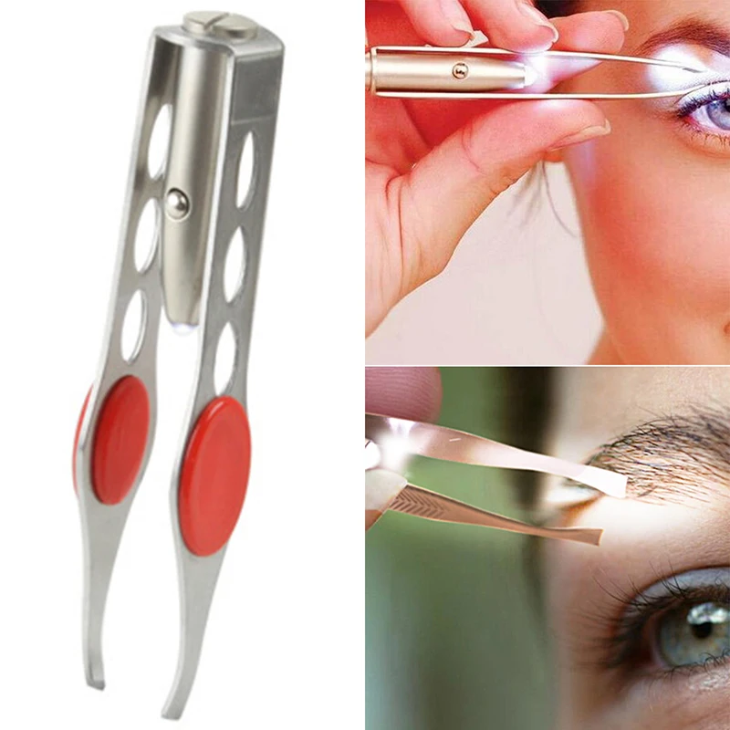 Nuevo 2018 de acero inoxidable Pinzas Pinzette maquillaje herramientas Pinzas Cejas Mini fácil de usar Pinzas Pinzette