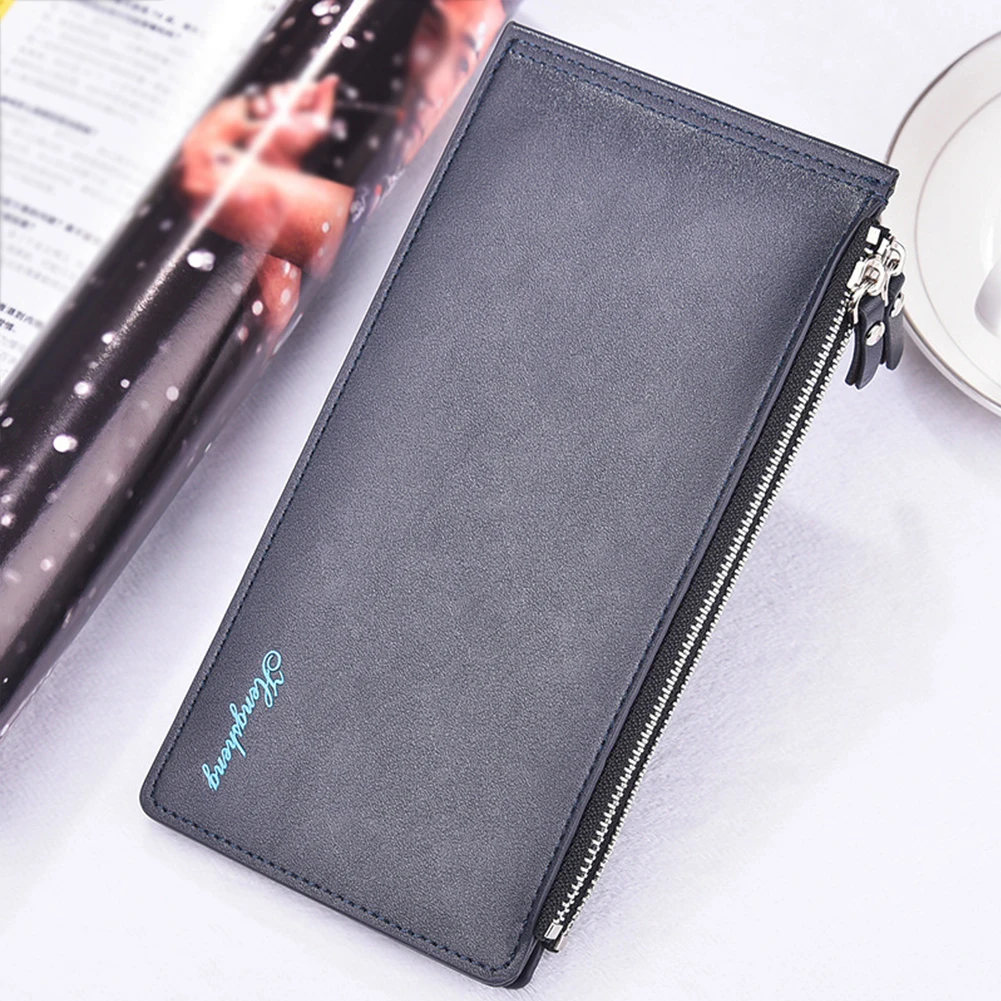 

Double-layer Zipper Phone Storage Organizer Men Wallet Large Capacity Card Holder Coin Bag Purse Luxury Multifunctional Long