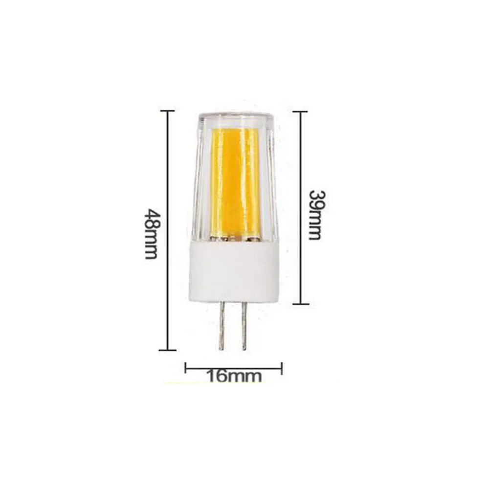 Светодиодный G4 G9 лампа переменного тока 220 В 5 Вт COB SMD светодиодные осветительные приборы Замена галогенного прожектора люстра