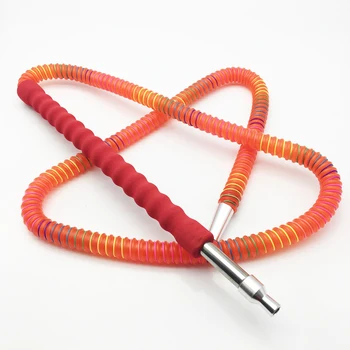 

Newest 1.8m Top Quantily Red Hookah Shisha Hose Pipe Accessory For Smoking with Metal Mouthpiece