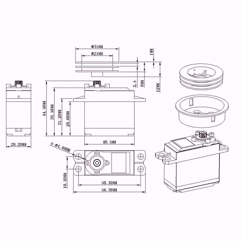 Kits de acessórios p/ drone