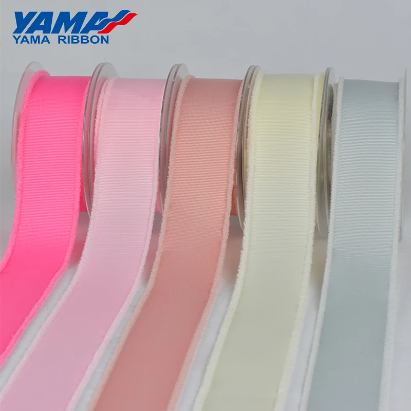 YAMA-그로스그레인 프린지 리본, 꽃 장식, 웨딩 공예, DIY 선물, 16mm, 25mm, 38mm, 롤당 50 야드