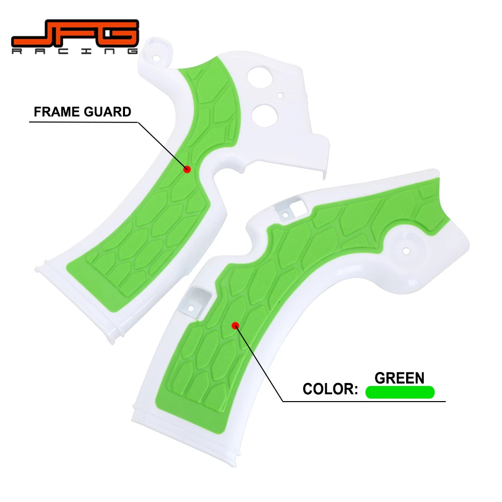 

Motorcycle Plastic Frame Guards Protector Protection For KAWASAKI KX450 2019 KX450F KXF450 2009 2010 2011 2012 2013 2014-2018