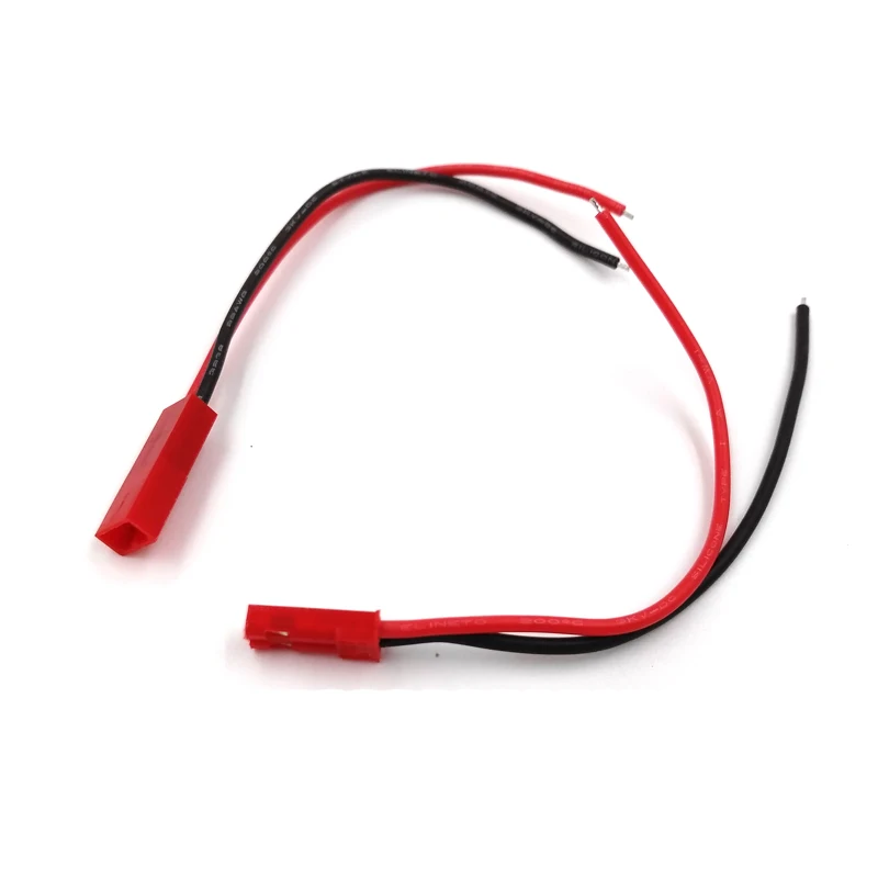 Штекер JST 2P Штекерный гнездовой разъем кабеля 22AWG мягкий силиконовый провод 10 см