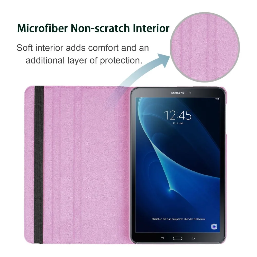 SM T585N чехол для планшета Samsung Galaxy Tab A A6 10 1 &quot2016 T580 T585 360 Вращающийся умный Чехол +