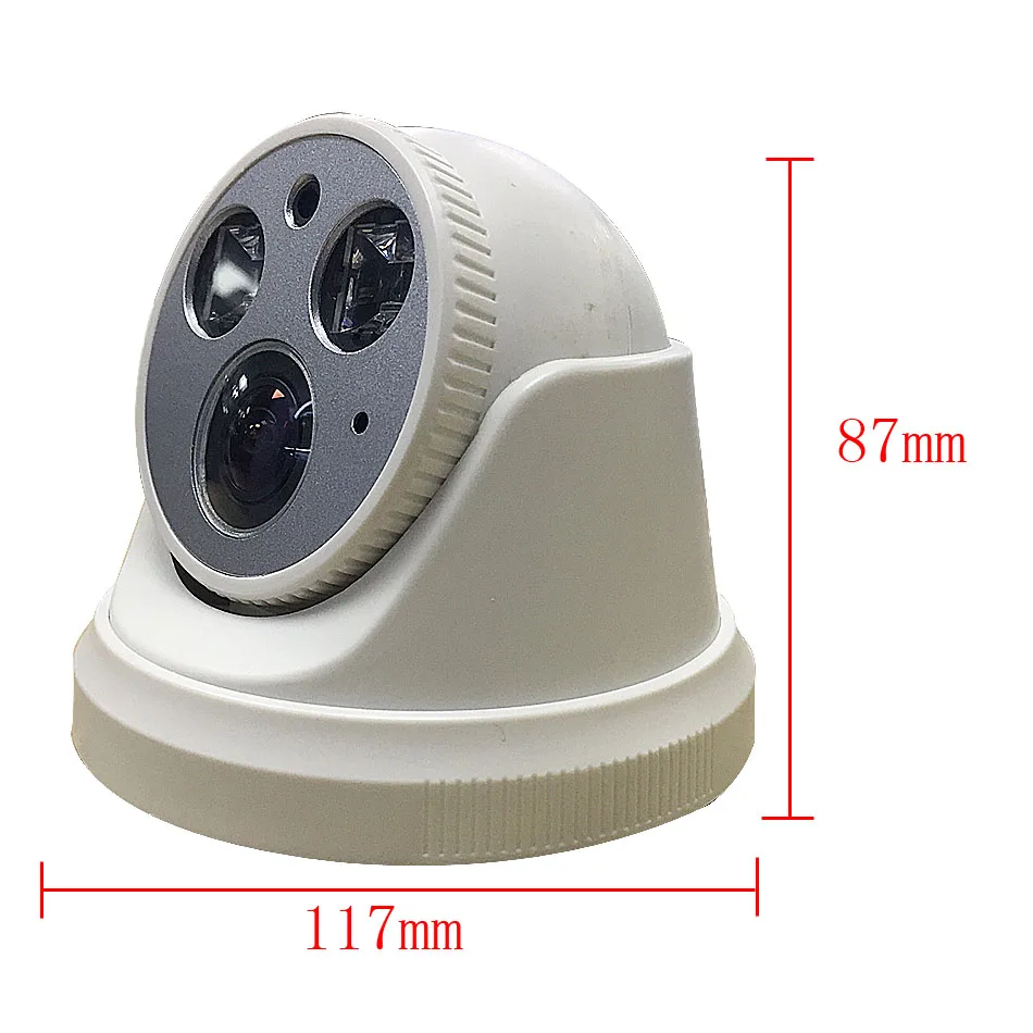 AHD 5MP SONY IMX326 CMOS Sensor AHD-H Indoor Dome With 2.1mm lens 2 Array IR leds IR Cut Night Vision CCTV Surveillance Cameras 