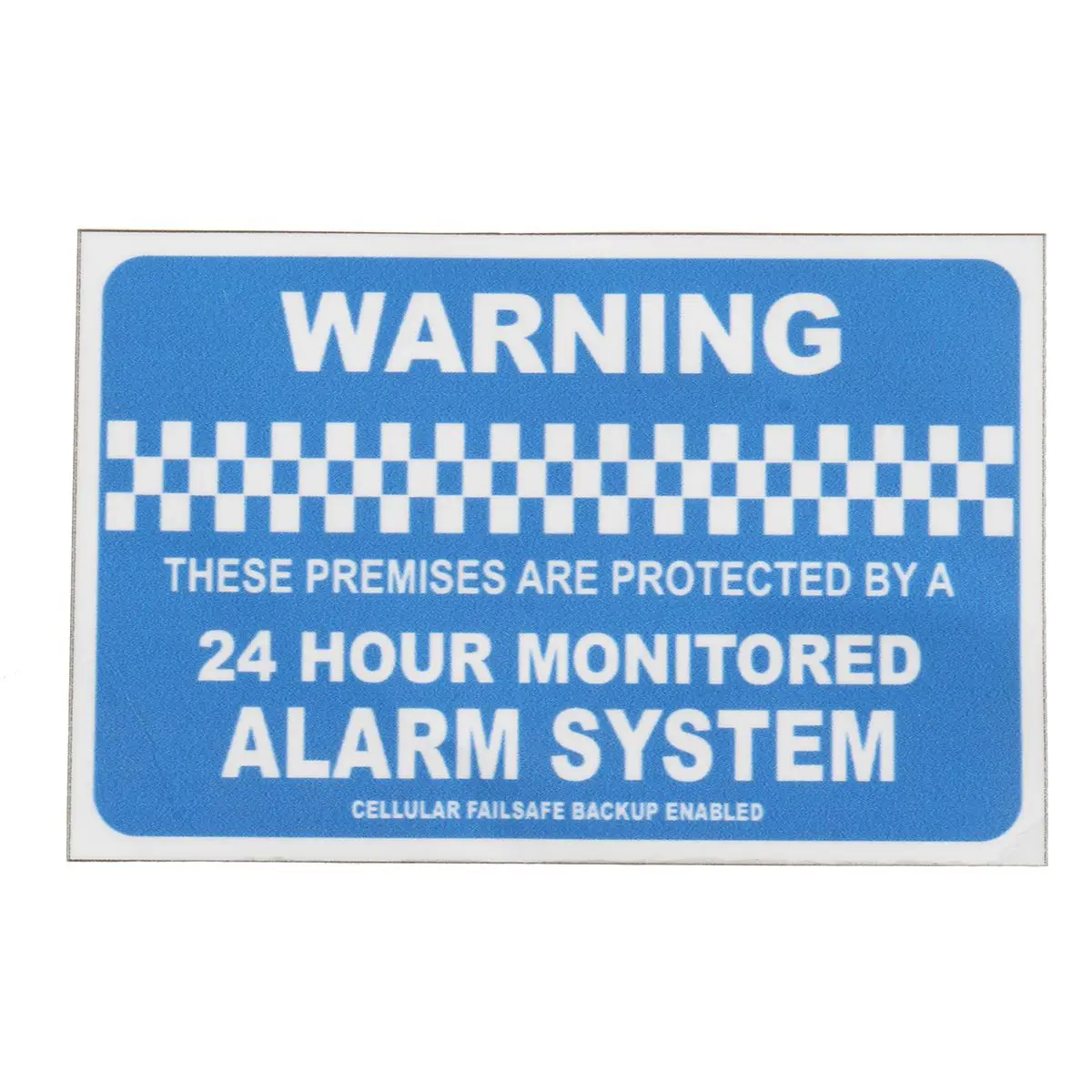 

Safurance Monitored Alarm HomeSecurity Warning Sticker PVC Vinyl Sign Decal Car Home or Office