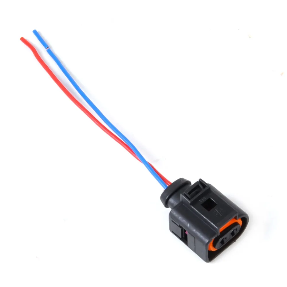 DWCX 2 контактный разъем подключения проводки 1J0973702 1J0973775A для VW Polo Golf Jetta Passat Audi A4 A6 A8 Q5 Q7 2004 2005 2006 2009|audi wiring|vw plug wiresvw wiring | АлиЭкспресс
