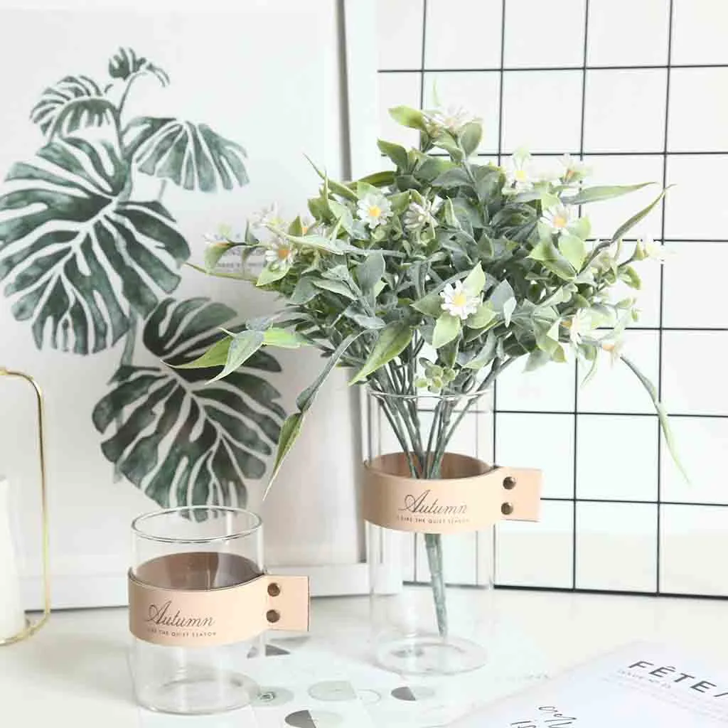 

Artificial flowers Chrysanthemum Daisy fake flower potted flower Bouquet Table Wedding Party Decor DIY dropshipping HOT 2019 NEW