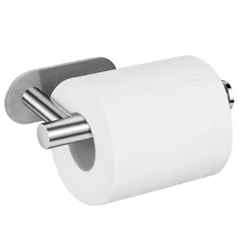 

Bathroom Toilet Kitchen Roll Paper Holder No Drilling Tissue Shelf Storage Rack Hot