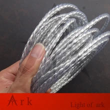 transparency Twisted Electrical Wire Cord 2x0.75 CE/VDE Wire Fabric Lighting Accessory DIY led Lamp wire transparency Twisted Electrical Wire Cord 2x0.75 CE/VDE Wire Fabric Lighting Accessory DIY led Lamp wire