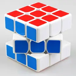 Дети Волшебные кубики 3x3x3 5,7 см Стикеры Скорость твист Логические игрушки для детей и взрослых подарок профессиональный Гладкий