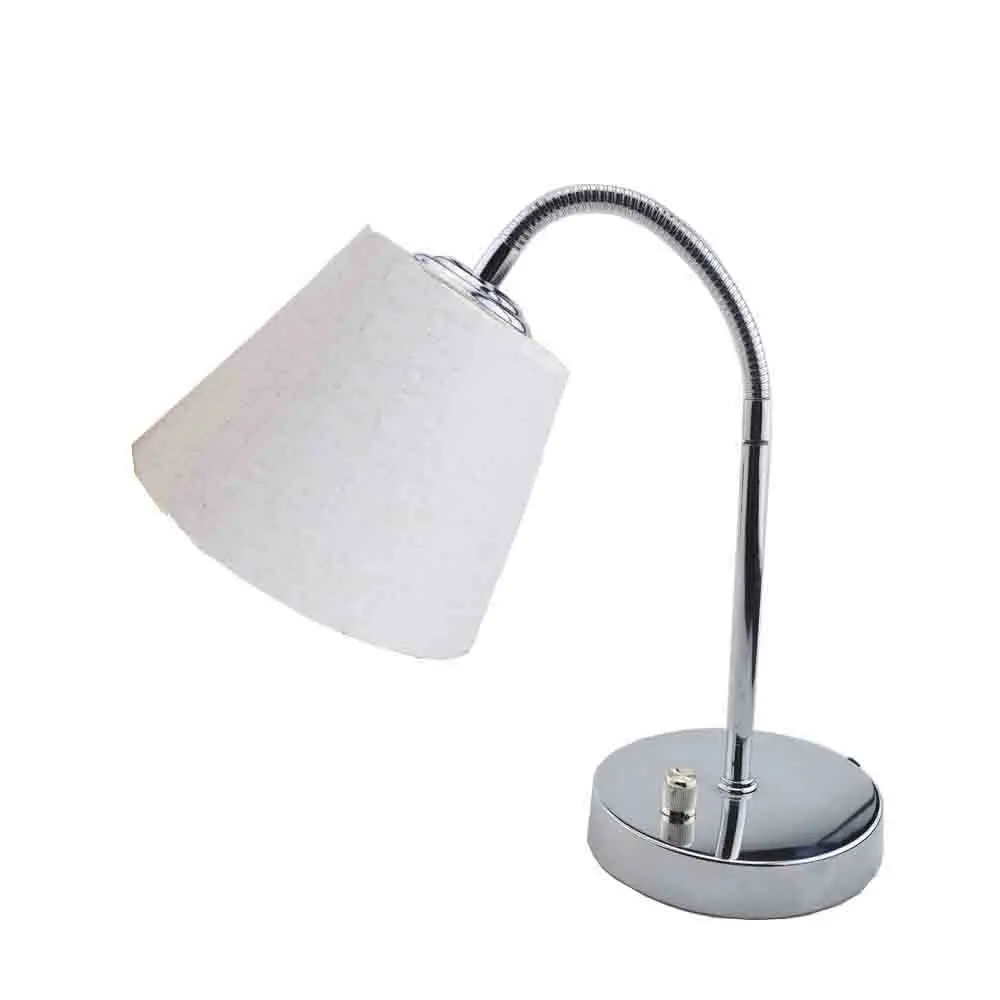 GLW Dimmable Flaxen Nightstand Декор свет лампа с абажуром из ткани прикроватная ткань тени для