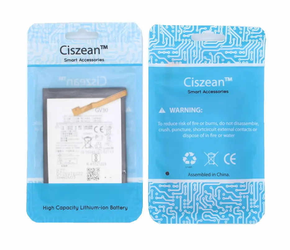 Литий полимерный аккумулятор Ciszean 1x2630 мАч/10 Вт/ч GV30 / GV 30/SNN5972A сменный для Moto Z XT1650