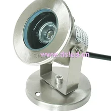 Компанией DHL! Нержавеющая сталь, IP68, высокая мощность 3 Вт светодиодный прожектор, напольный свет, ds-10-11-3w, 2 года гарантии