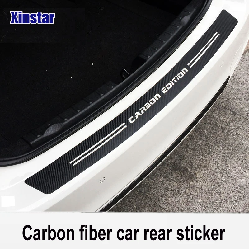 

Carbon fiber M Power M performance car bumper sticker For BMW E36 E46 E53 E60 E64 E70 E83 E85 E87 E90 E92 E71 X Series