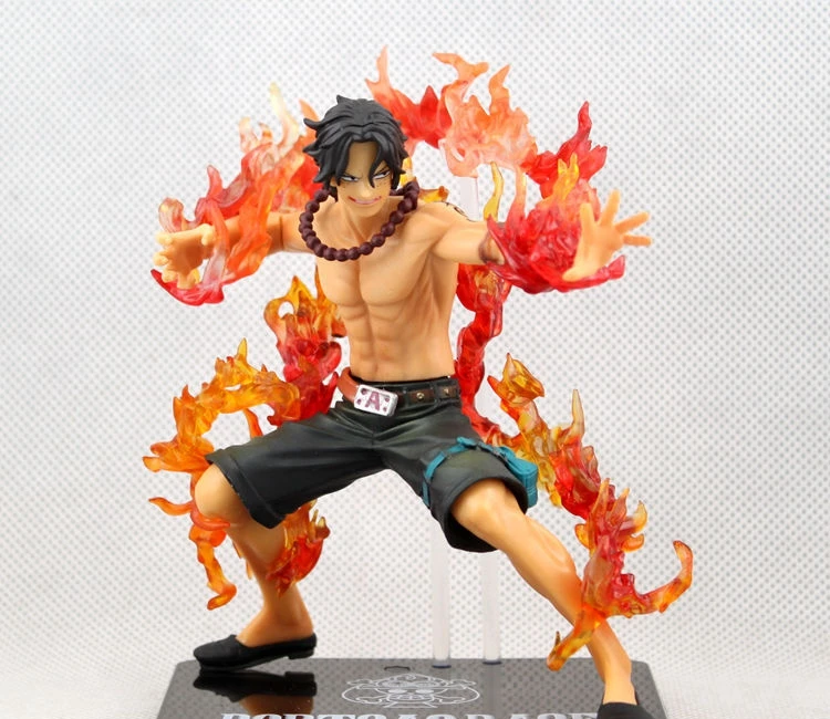 

Anime One Piece Portgas D Ace Battle Ver. Fire Fist Ace 14CM Toy Cartoon Figurine One Piece Toys Juguetes