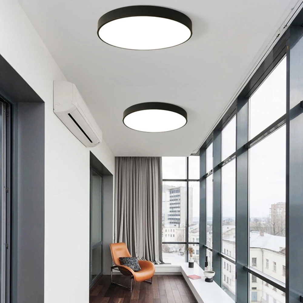 

Zerouno LED Ceiling Lights for bathroom mirror remote control lamp 6cm ultra thin ceiling lamp modern house lighting fixtures