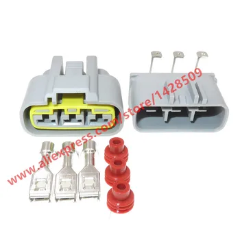 

5 Sets 3 Pin Automotive Female Male Electrical Connector Electrical PCB Socket