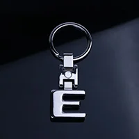 Брелоки для Mercedes Benz A B C E S R CLS GL GLK GLC ml SLK GLA GLE 3D автомобильный брелок для ключей Металл кольцо брелок кольца брелоки - Название цвета: Красный
