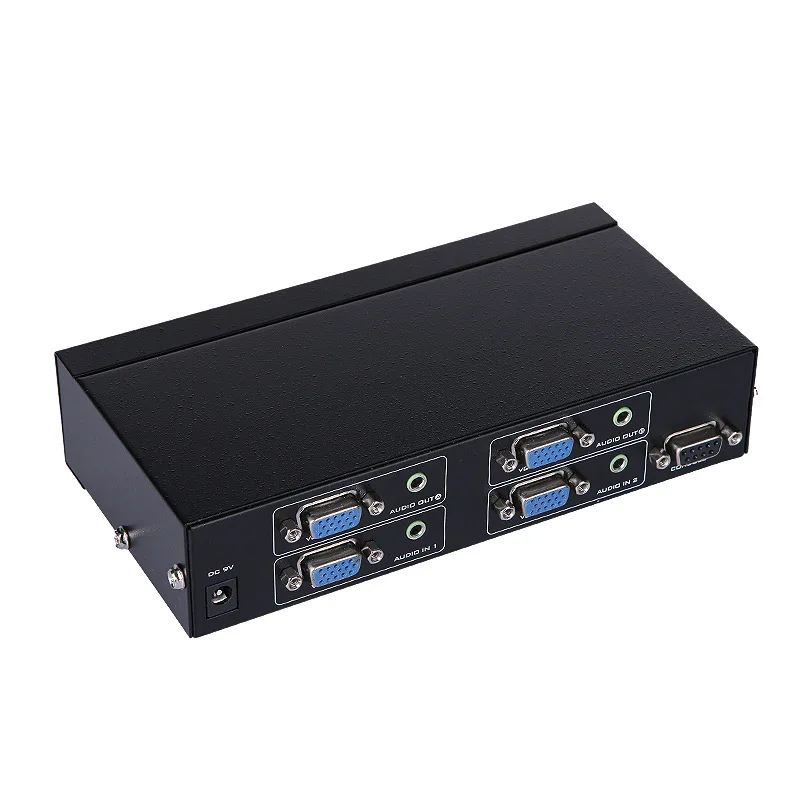 MT-VT212 2 input and 2 output VGA video audio matrix switcher widescreen HD remote control MT-VT212