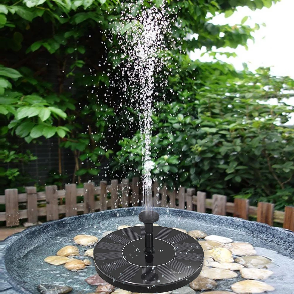 

2PCS Solar Water Pump 7V Solar Powered Pond Fountain Outdoor Landscape Watering Pond Kit for Waterfalls Water Display Garden