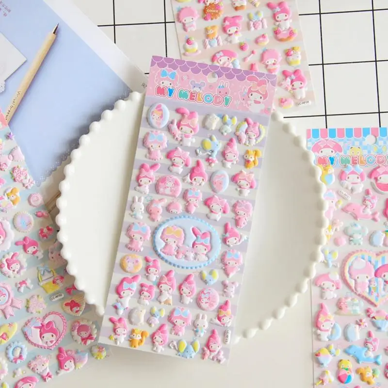 

1Pc Hot sale cute Little Twin Stars My Melody Decor Washi Stickers Scrapbooking Stick Label Diary Stationery Album Stickers