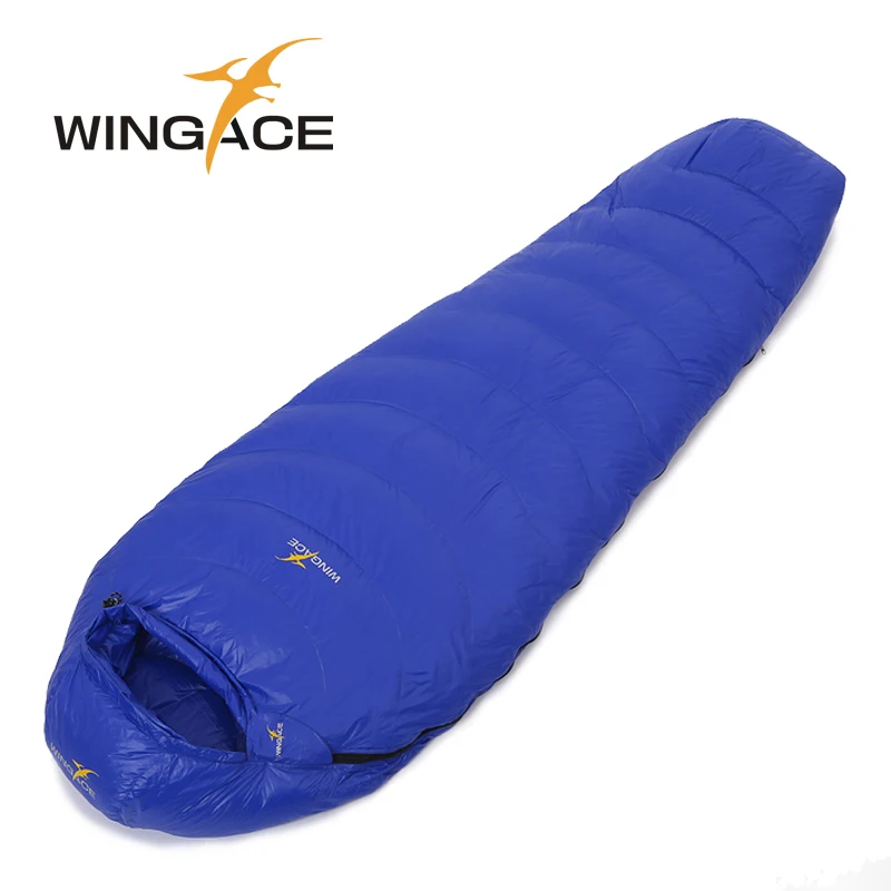 Limited  WINGACE Fill 600G 1000G Duck Down Mummy Sleeping Bag Outdoor Camping Hiking Tourism Portable Ultral