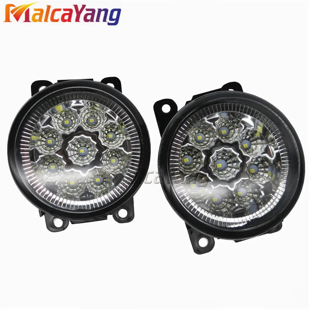 

1 set 35500-63J02 1209177 8200074008 For Dacia Logan LS 2004-2015 Front Halogen Fog Lamps LED Fog Lights Car Styling