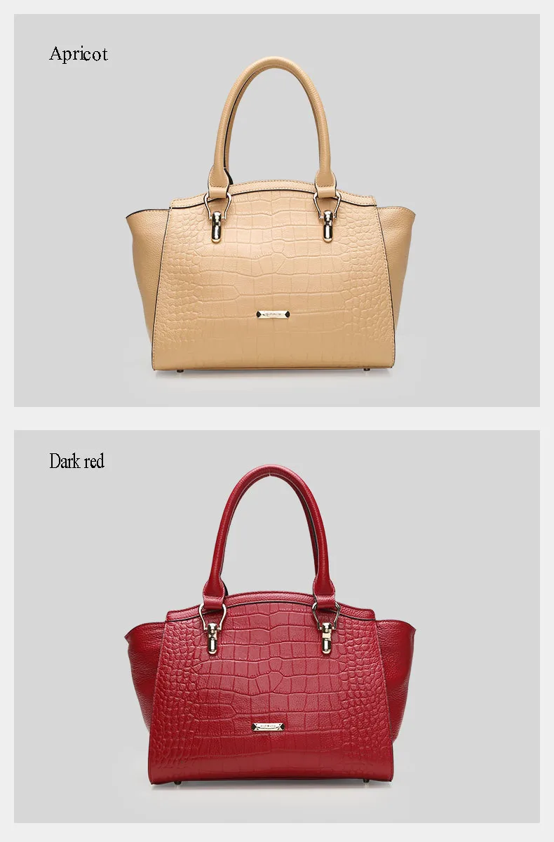 HONGU Famous Designer Women Handbag Crocodile Pattern Envelope Top-Handle Bags Ladies Tote Trapeze Female Messenger Bags Zipper     H51305300- (15)
