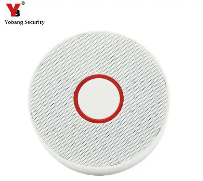 

Yobang Security-Battery-Operated Smoke Sensor Fire Protection Alarm Indepedent Smoke Detector for Home Protection