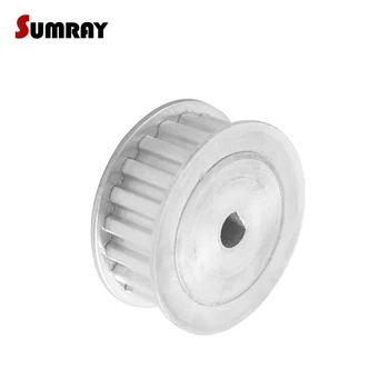 

SUMRAY XL 24T D type Timing Belt Pulley 6*5/8*7/10*9mm bore 11mm width D type Synchronous Pulley Wheel for Laser Machine