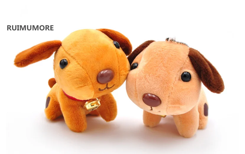 Kawaii 40pcs/lot 9cm Approx. kawaii little dog plush toys mix colors