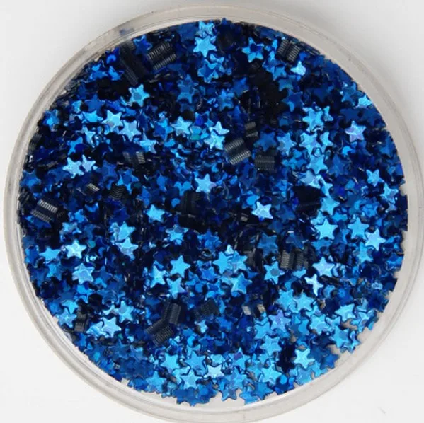 

1500 pcs, 3mm five-pointed star sequins DIY hand small sequins clothing shoes and hats accessories