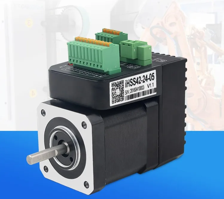 New Integrated step servo motors NEMA 17 IHSS42 24 05 output 0.48NM