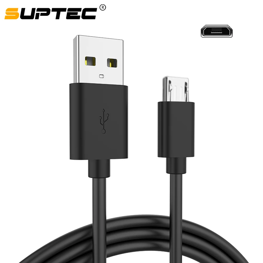 

SUPTEC Micro USB Cable 2A Fast Charging USB Data Cable for Samsung Xiaomi Tablet Android Charging Cord Micro Charger Cable 2M